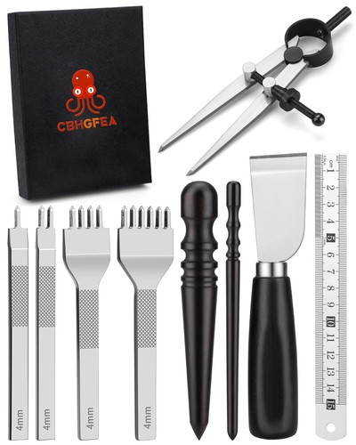 Leather working tools cutting - leather, tools,