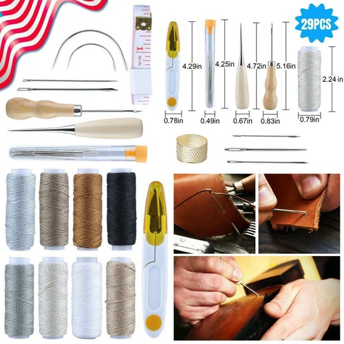 29x leather working tools kit - leather,